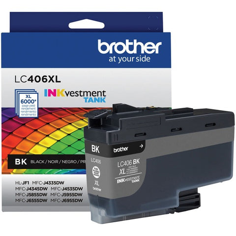 Brother Brother LC406XLBK - High Yield - black - original - ink cartridge - for Brother HL-JF1, MFC-J4335, J4345, J4535, J5855, J5955, J6555, J6955, J6957