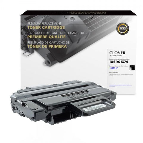 Clover Technologies Group, LLC Remanufactured High Yield Toner Cartridge for Xerox 106R01373/106R01374