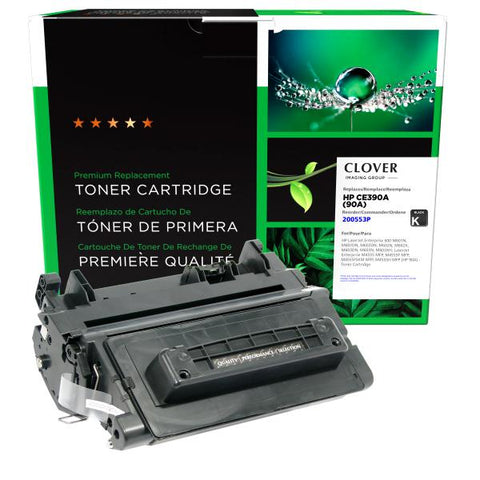 Clover Technologies Group, LLC Remanufactured Toner Cartridge (Alternative for HP CE390A 90A) (10000 Yield)