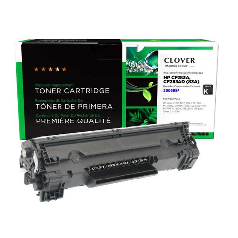 Clover Technologies Group, LLC Remanufactured Toner Cartridge for HP CF283A (HP 83A)