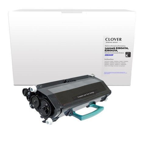 Clover Technologies Group, LLC Remanufactured Toner Cartridge for Lexmark E260/E360/E460/E462