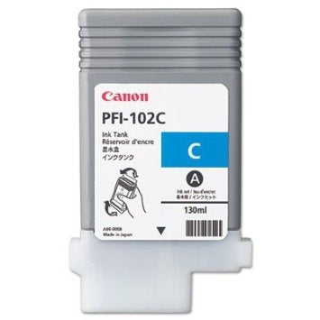 Canon, Inc PFI-102C - DYE INK CYAN 130ML