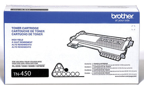 Brother Industries, Ltd HL-2220 2230 2240D 2270DW 2280 MFC-7240 7360 7365 7460 7860 DCP-7060 7065 IntelliFax 2840 2940 High Yield Toner Cartridge (2600 Yield)