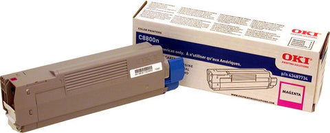 OKI Data C8800 Magenta Toner Cartridge (6000 Yield)
