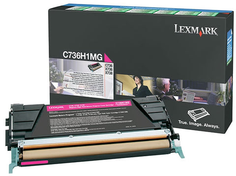 Lexmark International, Inc C736 X736 X738 High Yield Magenta Return Program Toner Cartridge (10000 Yield)