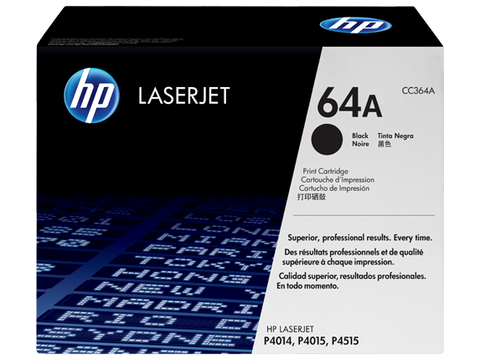 HP 64A (CC364A) LaserJet P4014 P4015 P4515 Black Original LaserJet Toner Cartridge (10000 Yield)