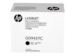 HP 45A (Q5945YC) LaserJet 4345 MFP M4345 MFP Optimized Yield Original LaserJet Contract Toner Cartridge (23500 Yield)