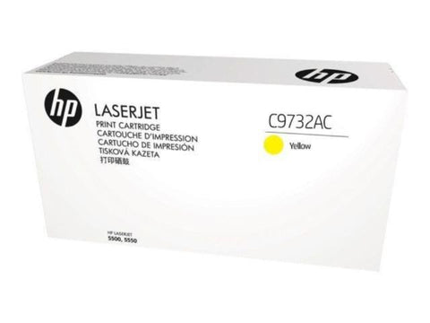 HP 645A (C9732AC) Color LaserJet 5500 5550 Yellow Original LaserJet Contract Toner Cartridge (12000 Yield)