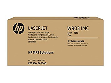 HP (W9031MC) Color LaserJet Managed MFP E67550 E67560 Cyan Managed Original LaserJet Toner Cartridge (28000 Yield)