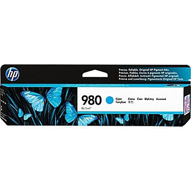 HP 980 (D8J07A) Cyan Original Ink Cartridge (6600 Yield)