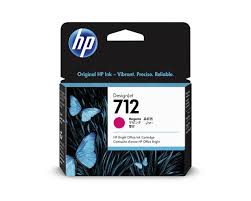 HP HP 712 Magenta 29-ml 3-Pack Genuine Ink Cartridges (3ED78A) for DesignJet T650, T630, T230, T210 & Studio Plotter Printers