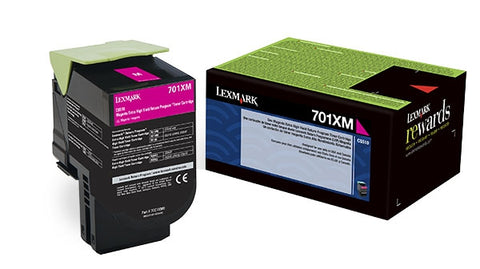 Lexmark International, Inc (701XM) CS510 Extra High Yield Magenta Return Program Toner Cartridge (4000 Yield)