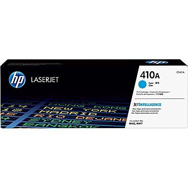 HP 410A (CF411A) Color LaserJet Pro M452 MFP M477 Cyan Original LaserJet Toner Cartridge (2300 Yield)