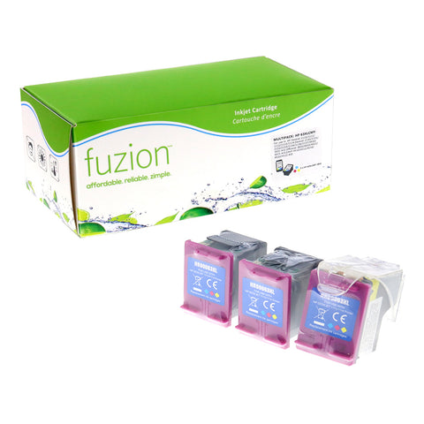 Fuzion HP #63XL Remanufactured Infinite Ink Kit (3) - HY CMY
