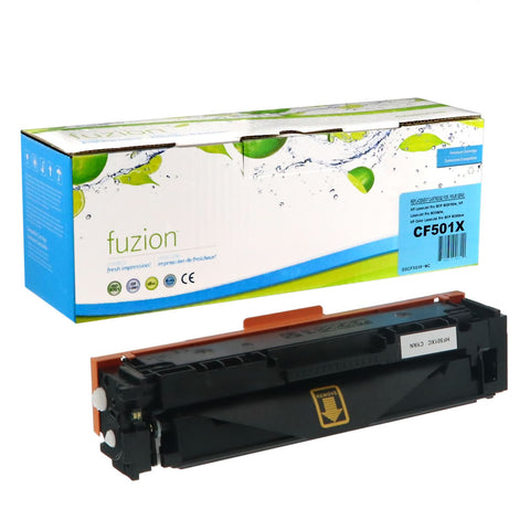 Fuzion HP CF501X (202X) Compatible Toner - Cyan