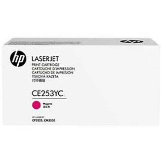 HP 504A (CE253YC) Color LaserJet CM3530 MFP CP3525 Optimized Yield Magenta Original LaserJet Contract Toner Cartridge (7900 Yield)