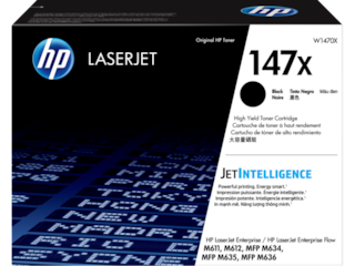 HP 147X (W1470X) High Yield Black Original LaserJet Toner Cartridge (25200 Yield)