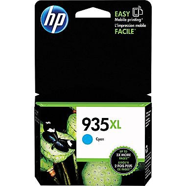 HP 935XL (C2P24AN) High Yield Cyan Original Ink Cartridge (825 Yield)