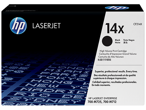HP 14X (CF214XC) LaserJet Enterprise 700 M712 MFP M725 High Yield Original LaserJet Contract Toner Cartridge (17500 Yield)
