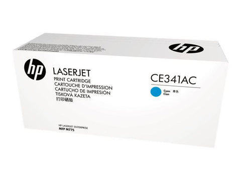 HP 651A (CE341AC) LaserJet Enterprise 700 Color MFP M775 Cyan Original LaserJet Contract Toner Cartridge (16000 Yield)