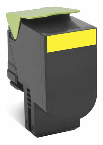 Lexmark (700H4) CS310 CS410 High Yield Yellow Toner Cartridge (3000 Yield)