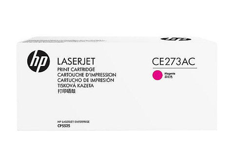 HP 650A (CE273AC) Color LaserJet CP5525 M750 Magenta Original LaserJet Contract Toner Cartridge (15000 Yield)