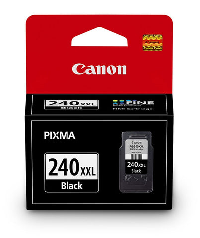 Canon, Inc (PG-240XXL) PIXMA MG2120 MG2220 MG3120 MG3220 MG3520 MG4120 MG4220 MX372 MX392 MX432 MX452 MX472 MX512 MX522 MX532 Extra High Yield Black Ink Cartridge (600 Yield)