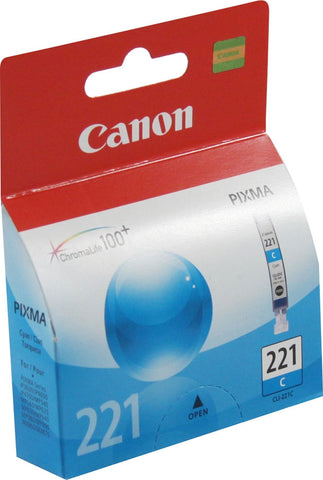 Canon, Inc (CLI-221C) Cyan Ink Tank