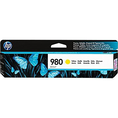 HP 980 (D8J09A) Yellow Original Ink Cartridge (6600 Yield)