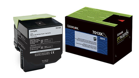 Lexmark International, Inc (701XK) CS510 Extra High Yield Black Return Program Toner Cartridge (8000 Yield)