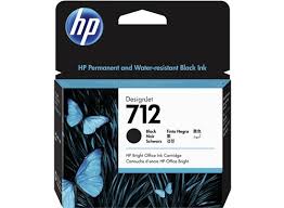 HP HP 712 Black 80-ml Genuine Ink Cartridge (3ED71A) for DesignJet T650, T630, T230, T210 & Studio Plotter Printers
