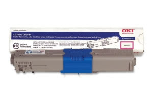 OKI Data C332dn, MC363dn series color laser printers - Magenta Toner Cartridge (3,000 page yield)